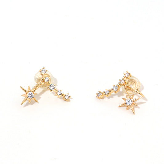 Ursa Minor Clip On Earrings