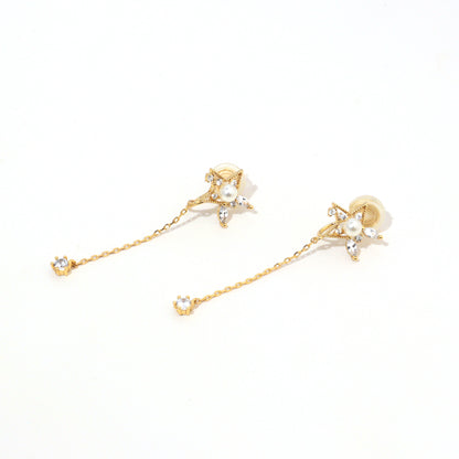 Fetching Meteor Gold Clip On Earrings