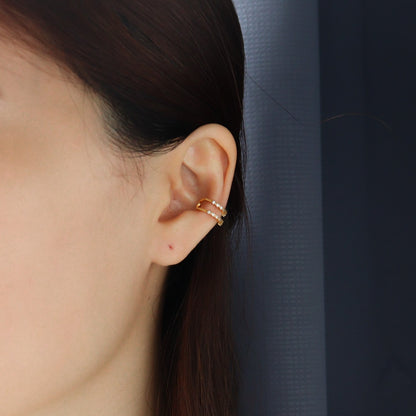 Gold Sunray Ear Cuff