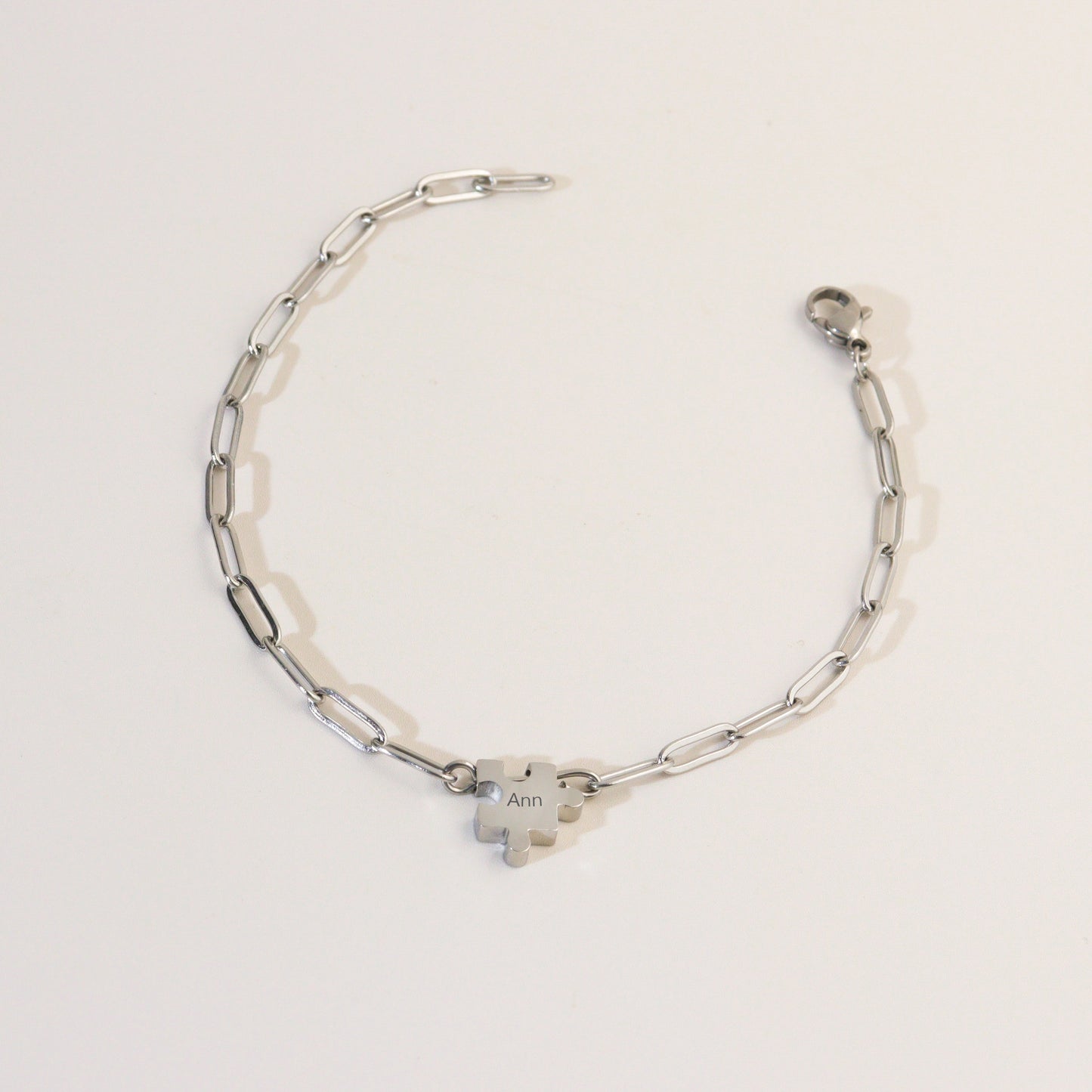 Puzzle Silver Bracelet