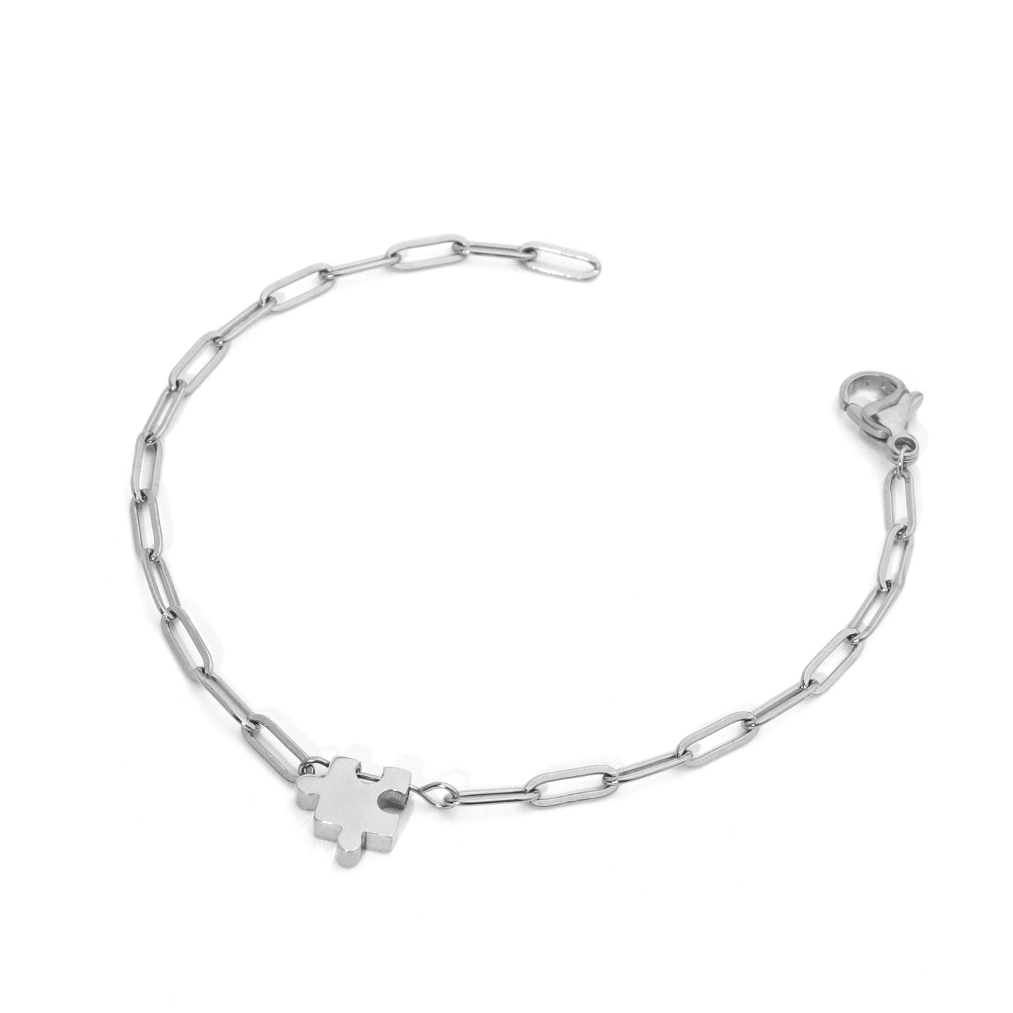 Puzzle Silver Bracelet