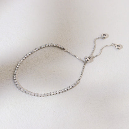 Tennis Silver Bracelet