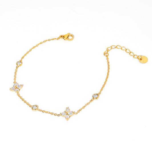 Shimmer Clove Gold Bracelet