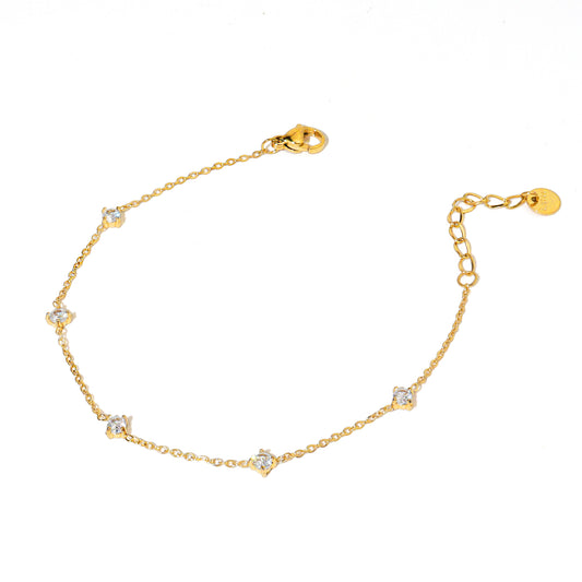 Glimmering Gold Bracelet