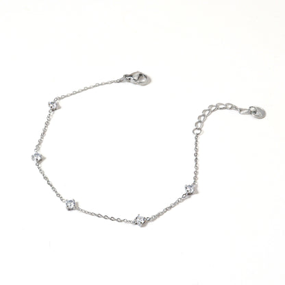 Glimmering Silver Bracelet