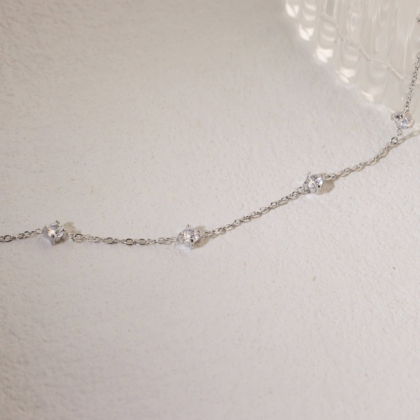 Glimmering Silver Bracelet