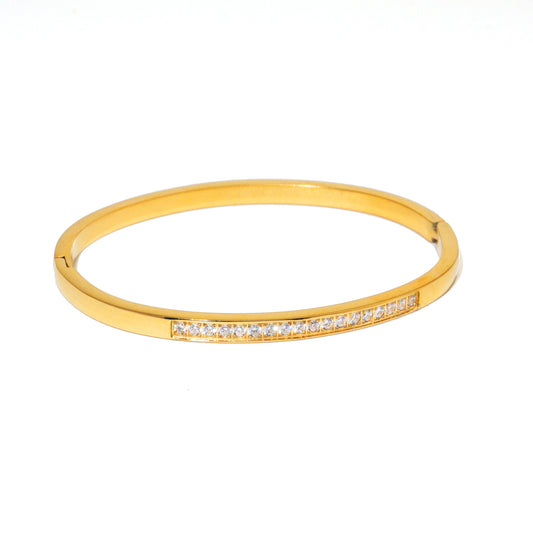 Unmasked Gold Bangle