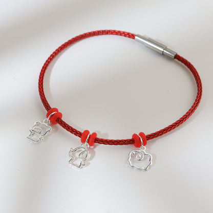 Chinese Zodiac Benefactor Leather Bracelet ｜十二生肖贵人编织手链