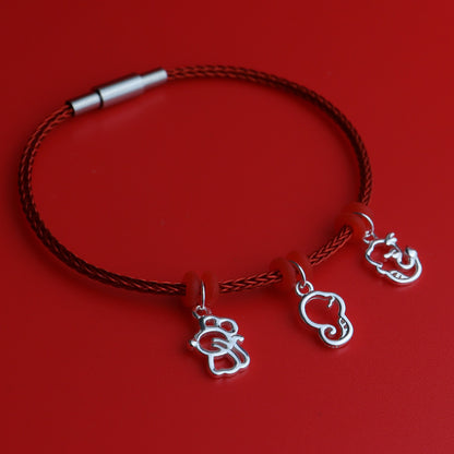 Chinese Zodiac Benefactor Leather Bracelet ｜十二生肖贵人编织手链