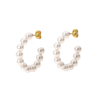 Pearlicious Hoop Earrings