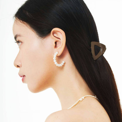 Pearlicious Hoop Earrings