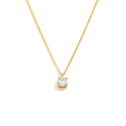 Solitaire Cubic Necklace