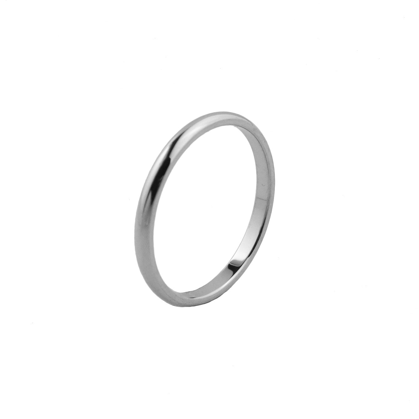 Classic Plain Silver Ring