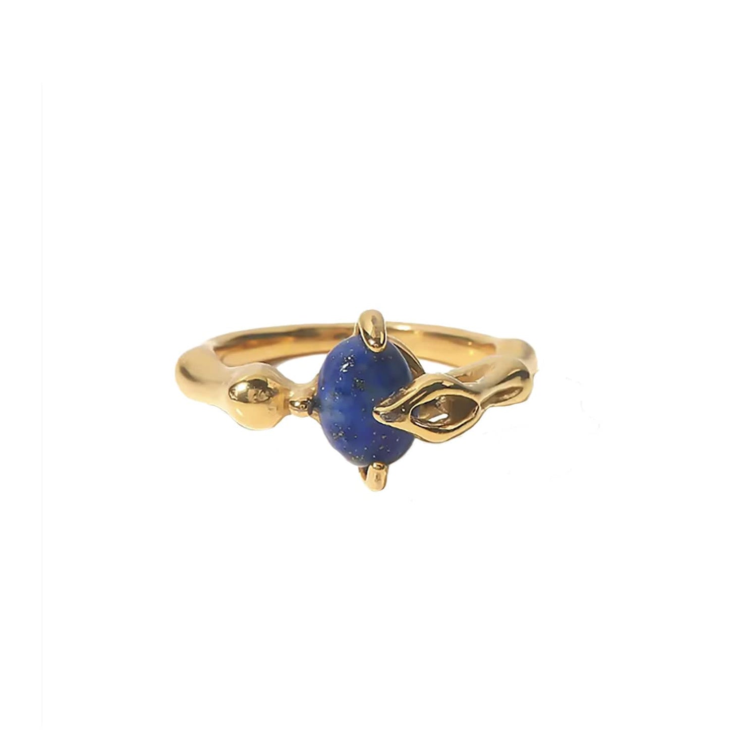 Lapis Stone Gold Ring