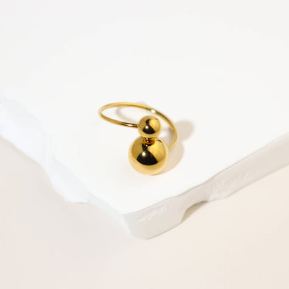 Gold Grace Ball Ring