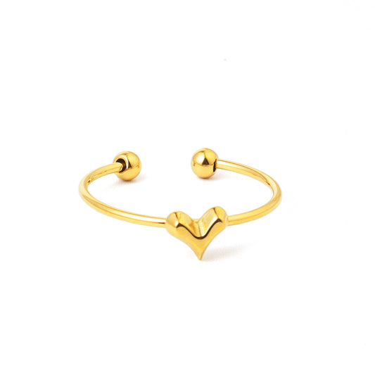 Tiny Love Open Ring