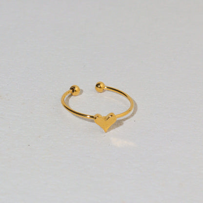 Tiny Love Open Ring