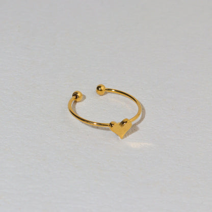 Tiny Love Open Ring